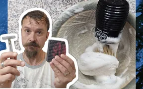 Cape Cod Wet Shaving video thumbnail for shaving with Bombshell Suds Co. The Dude artisan tallow bar soap