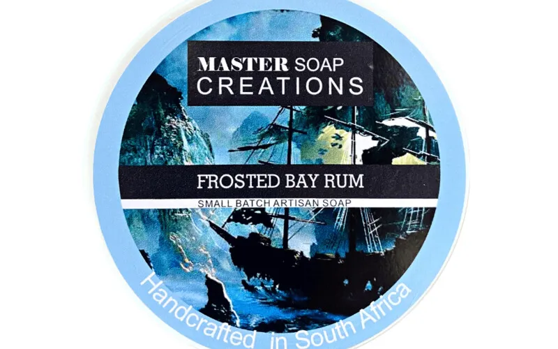 Master Soap Creations Frosted Bay Rum at The Wet Shaving Store