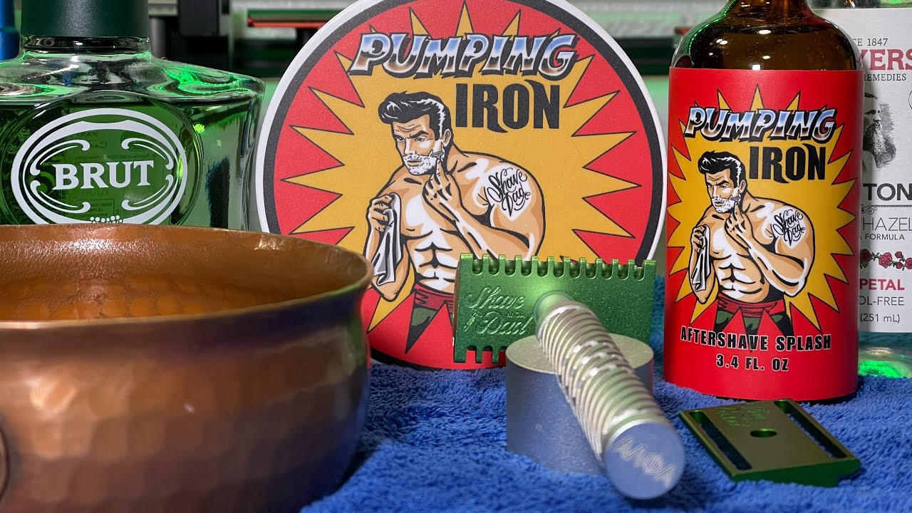Shave Dad Razor and Pumping Iron by DjChubbs William Cox, Shave Dad