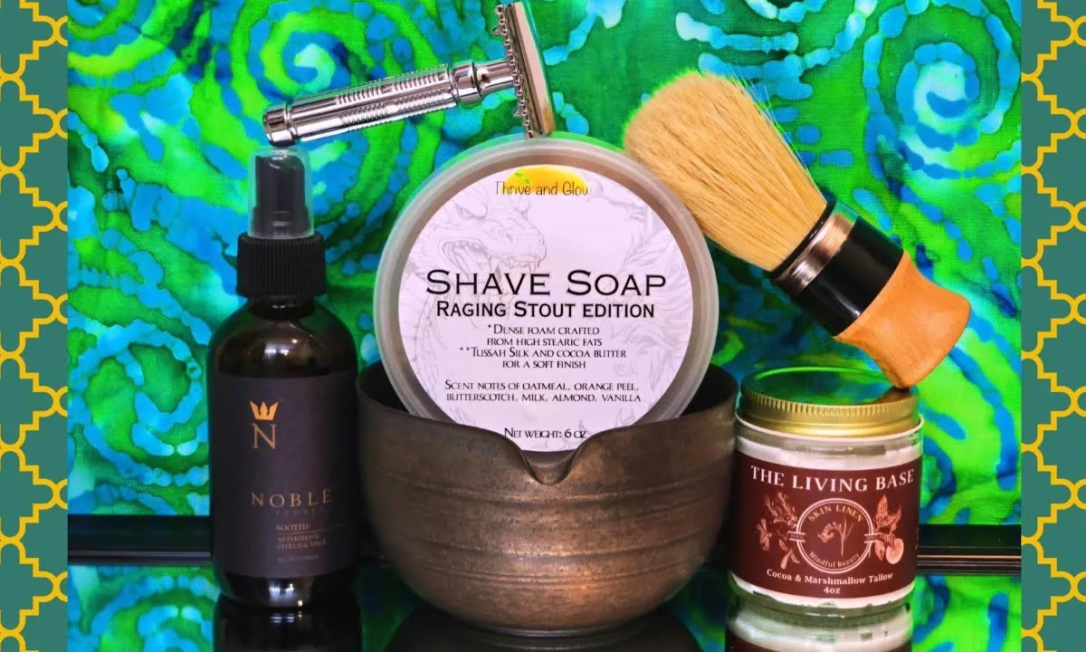 Cape Cod Wet Shaving first impression video thumbnail for Raging Stout by Thrive And Glow tallow shave soap