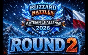 Bary Bedford hosts Blizzard Battles 2026 Artisan Challenge Round 2, Adopted Acres Triple Dog Dare facing Denton Majik CryoMajik