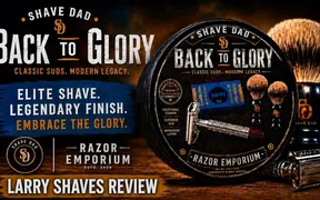 Back to Glory shave soap and aftershave splash from Razor Emporium and Shave Dad