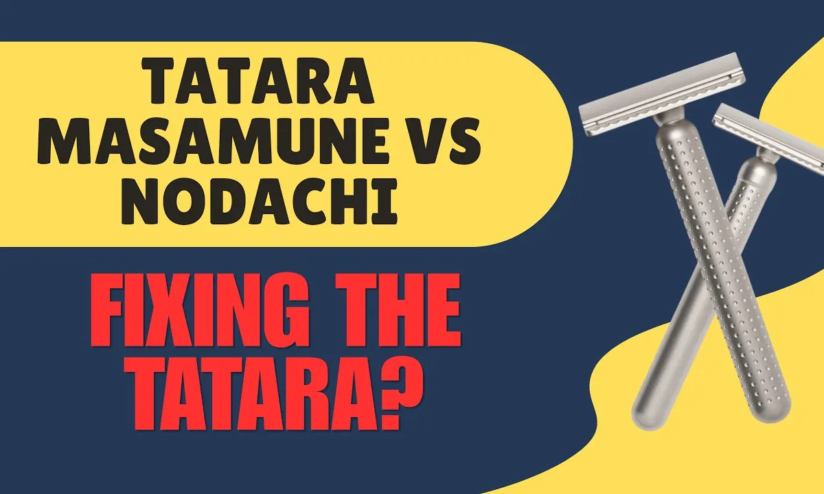Siraj reviewing the Tatara Masamune and Nodachi safety razors for Shave in Solitude
