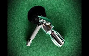 RazoRock Hawk III stainless steel AC razor with Bulldog handle, video thumbnail by SIG SOLO