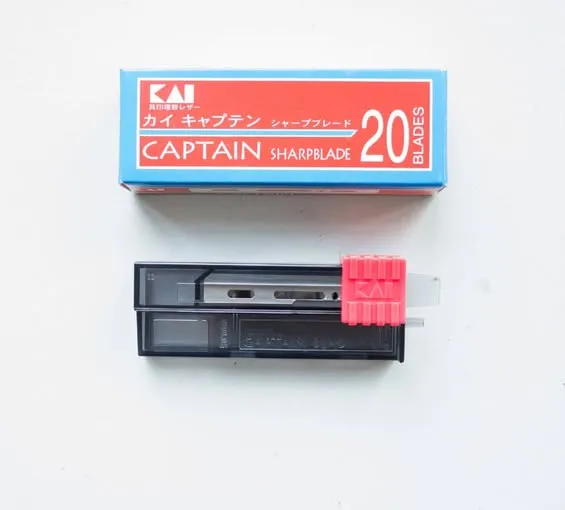 Blade pack shared in the group's discussion of Kai Captain Sharp blades