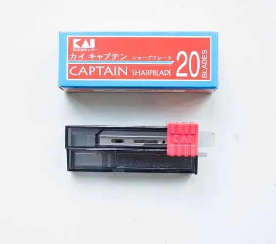 Blade pack shared in the group's discussion of Kai Captain Sharp blades