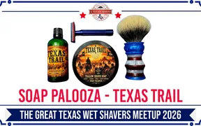 Texas Trail tallow shave soap by Soap Palooza, A Texan Shaves video thumbnail