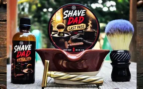John Bonham of Cape Cod Wet Shaving reviews the Shave Dad and Van Yulay Last Pass collaboration soap and splash