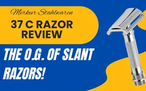 Siraj from Shave in Solitude reviewing the Merkur 37C slant razor