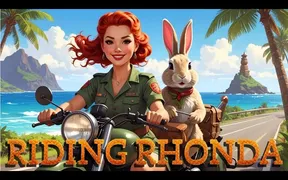 Rabbit Shaves Ep. 28 thumbnail for Riding Rhonda featuring the Blackland Blackbird safety razor