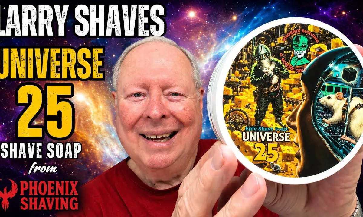 Phoenix Artisan Accoutrements Universe 25 shave soap and matching aftershave splash