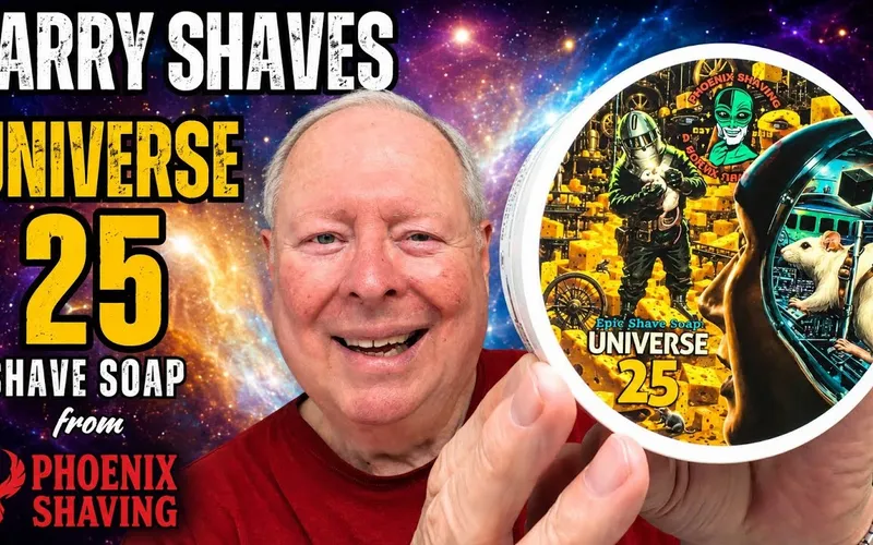 Phoenix Artisan Accoutrements Universe 25 shave soap and matching aftershave splash