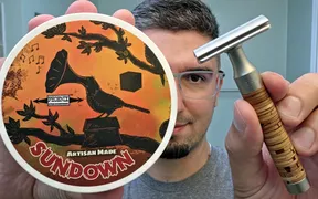 Shave And Tell shaving with PAA Sun Down soap and the Mühle Rocca R95 razor
