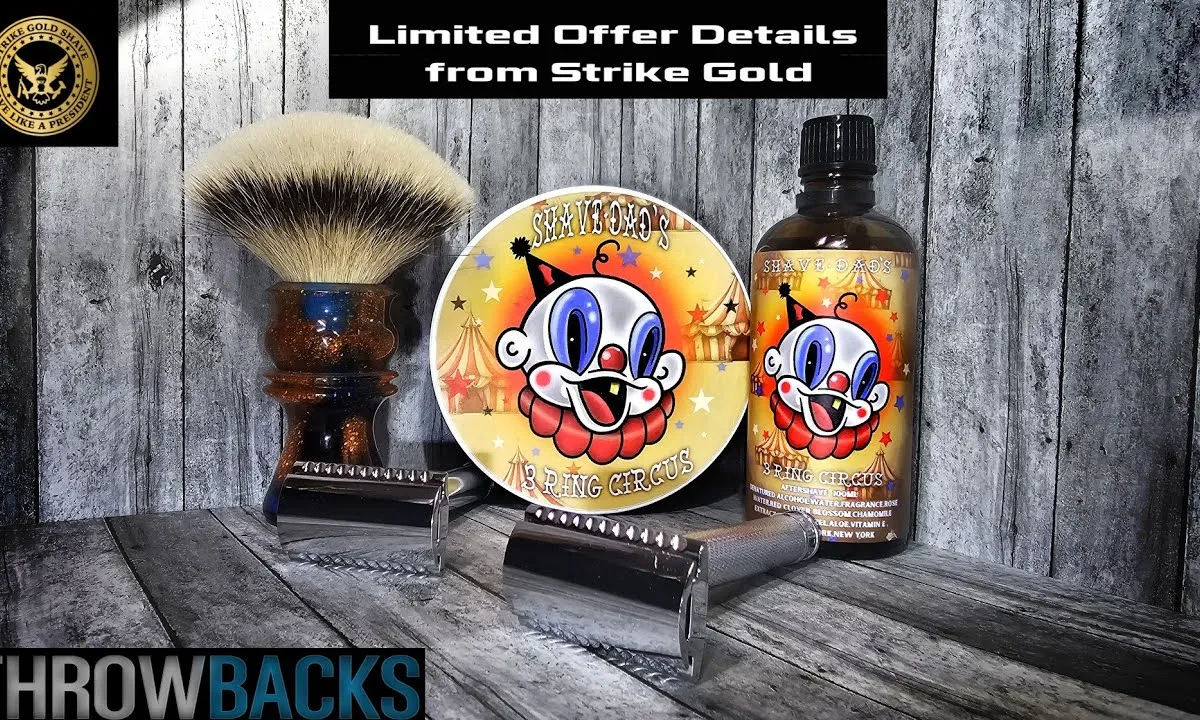 Shave Dad 3 Ring Circus by Tobin's Throwbacks