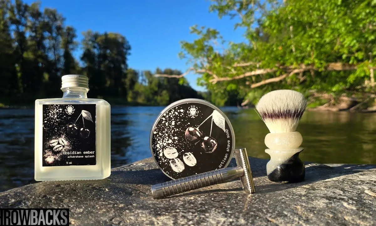 Tobin Fetters reviewing Ariana & Evans Obsidian Ember in the McKenzie River on Father's Day 2026