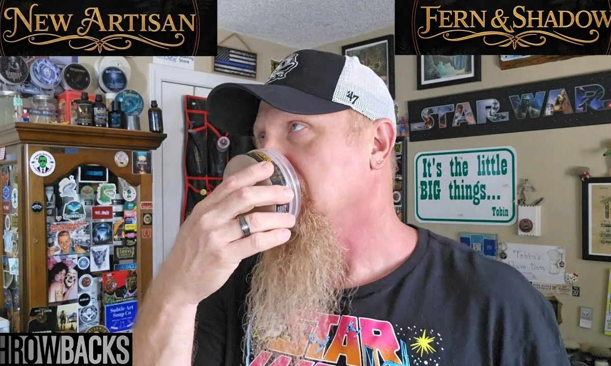 Fern and Shadow artisan shave soaps and splash bottles from Texas, reviewed by Tobin Fetters