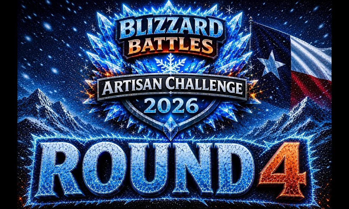 A Texan Shaves Blizzard Battles 2026 Artisan Challenge Round 4 video thumbnail
