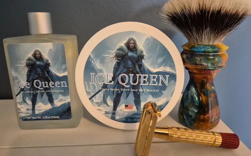 Fred Shaves thumbnail for Subtle Art Soap Co Ice Queen and Gillette Red Tip shave video
