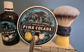 Fred Shaves video thumbnail: summer shave with Yaqi Pinacolada Chillers soap and Caveem razor