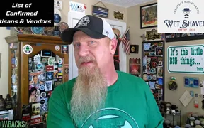Tobin Fetters video thumbnail for the Mid-Atlantic Wet Shavers Meetup 2026 October update