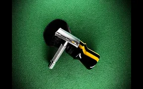 Frank Shaving matte chrome copper twist-to-open safety razor