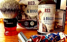 Strike Gold Red, White & Rugged shave soap