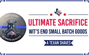 YouTube thumbnail for ULTIMATE SACRIFICE by Wit's End Small Batch Goods, reviewed by A Texan Shaves