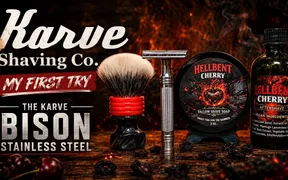 Long Island Shaving thumbnail for Karve Bison Stainless Steel first shave impressions
