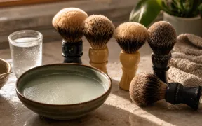 Hard Water and Badger Brushes: What the Group Found - Andrew's Yaqi badgers wouldn't load while synthetics sailed through