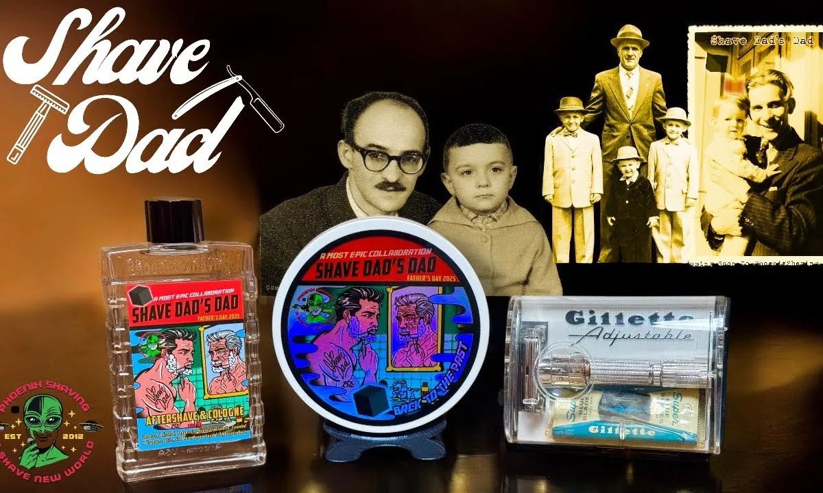 Shave Dads Dad Limited Edition Release in collaboration with Phoenix Shaving
