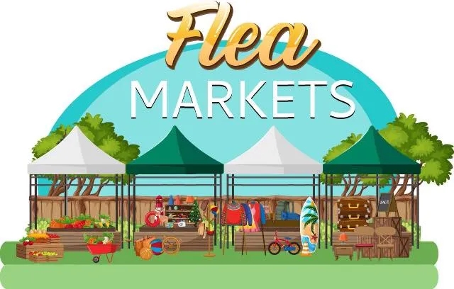 Shave Dad Flea Market 2026 community marketplace header