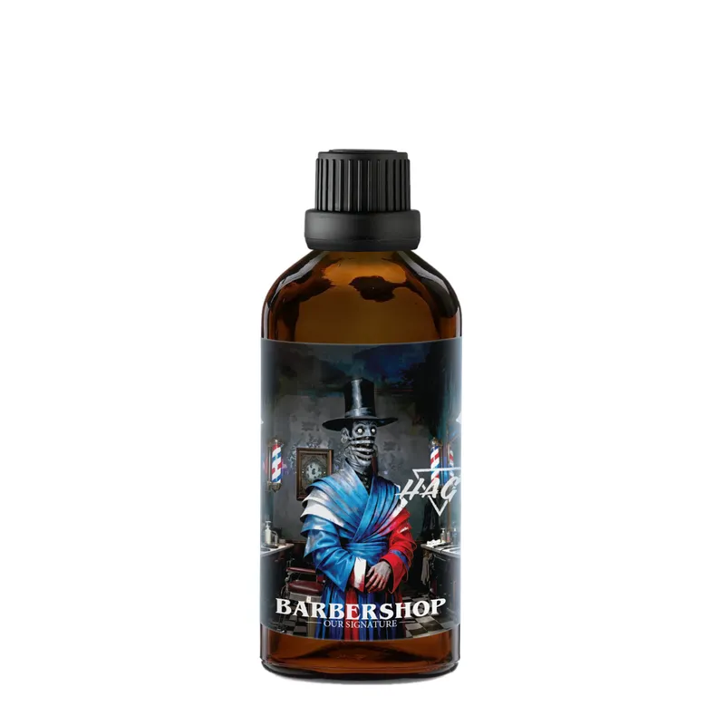 HAGS Barbershop Our Signature aftershave skin care lotion bottle