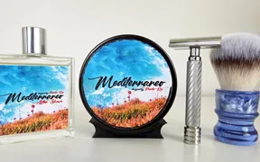 PantaRei Mediterraneo soap and splash with the Alpha Shaving Guido SS razor