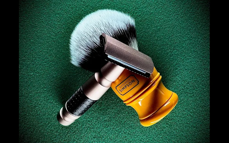 Thumbnail for SIG SOLO's shave video featuring the Alpha Shaving Works Big Poppa razor