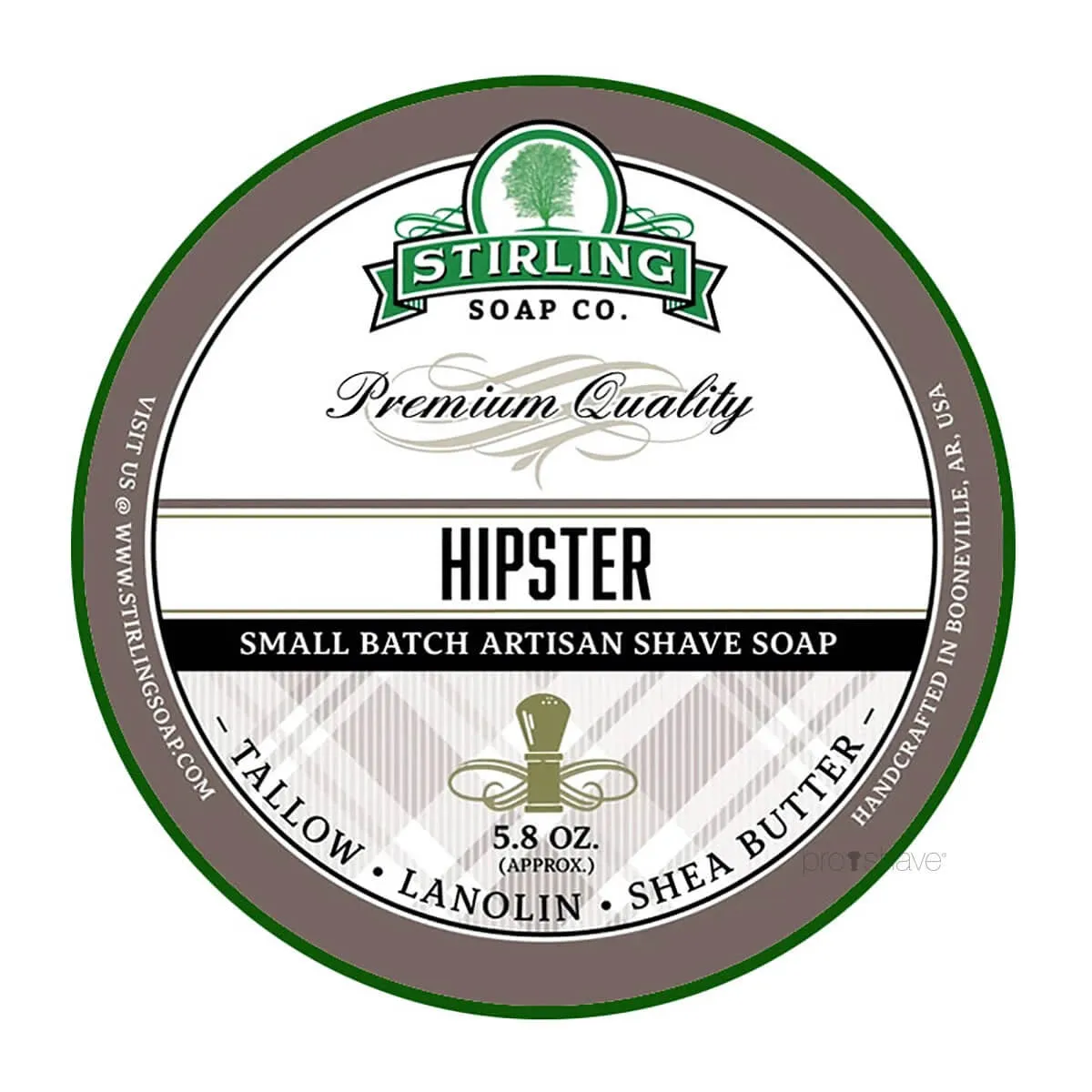 Shaving soap, Hipster, 170 ml.