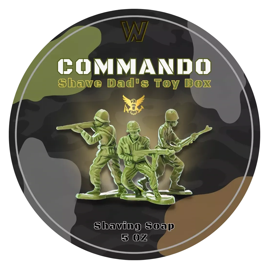 Commando — Shave Dad × Strike Gold Shave — primary-source product photo from The Wet Shaving Store