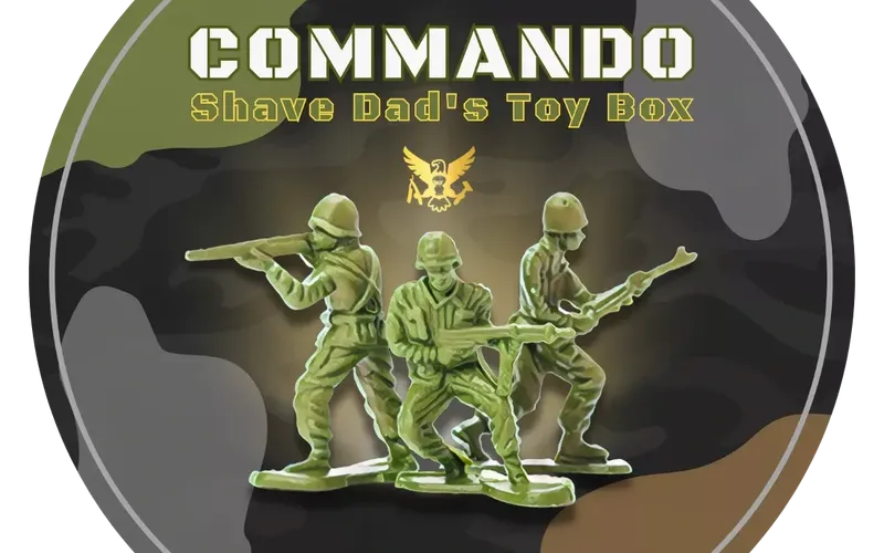 Commando — Shave Dad × Strike Gold Shave — primary-source product photo from The Wet Shaving Store