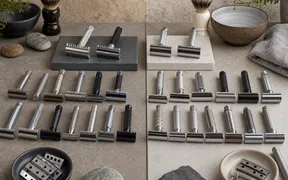 Open comb and closed comb safety razor guard comparison