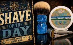 Video thumbnail for a shave with Subtle Art Following Seas, Boti Ocean Current brush, and PAA Ascension Select