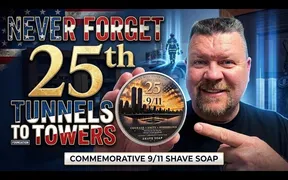 Strike Gold Shave 9/11 Tunnel to Towers anniversary soap and matching splash set