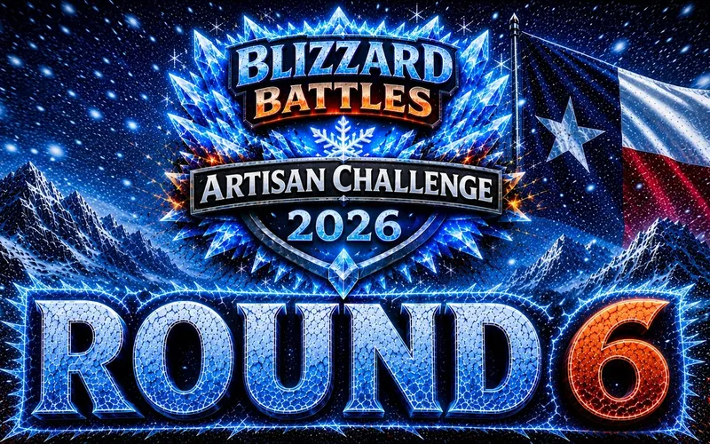 Blizzard Battles 2026 Artisan Challenge Round 6 thumbnail featuring PAA Frost in Space vs Wild Fox Rituals Arctic Fox