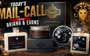 Mike from Long Island Shaving unboxes Ariana & Evans Nero e Rosso and Obsidian Ember in new glass jars
