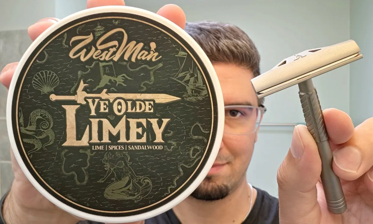 Video thumbnail for WestMan Ye Olde Limey shave with Aylsworth Atelier by Shave And Tell