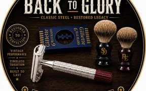 Back To Glory, Shave Dad x Razor Emporium collaboration product image