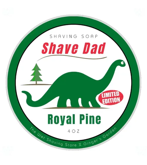 Royal Pine — Shave Dad × Ginger's Garden — primary-source product photo from The Wet Shaving Store