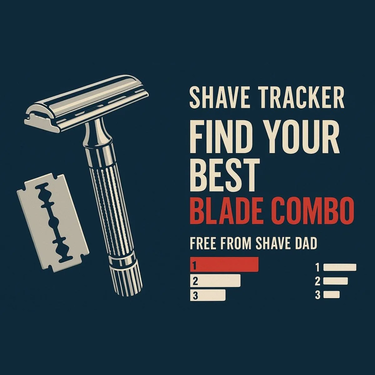 Shave Tracker: find your best blade combo, free from Shave Dad