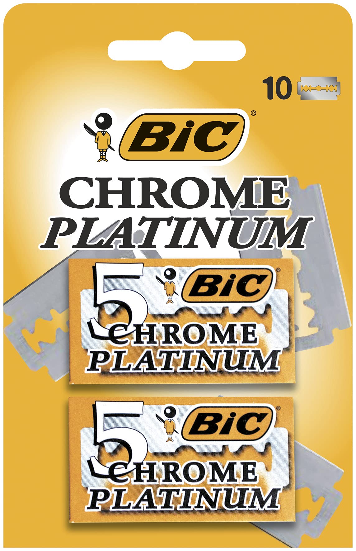 BIC Chrome Platinum Double Edge Razor Blades