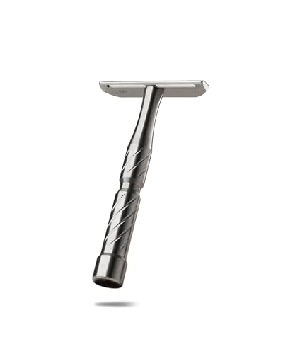 Blackland Vector Single Edge Safety Razor for Men - Lite Safety Bar | CNC Machined Metal | Made in USA | Uses Artist Club Blades | Premium Wet Shaving Razor