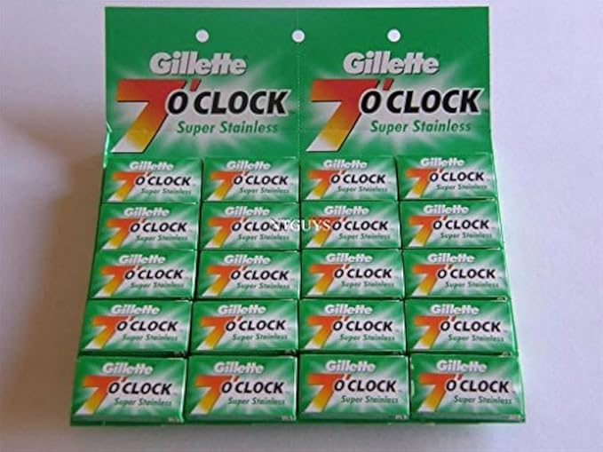 Gillette 7 O'Clock Super Stainless Yellow