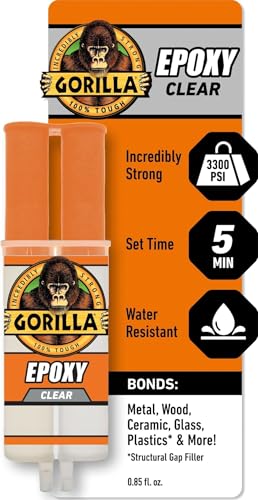 Gorilla 2 Part Epoxy, 5 Minute Set, 0.85 oz